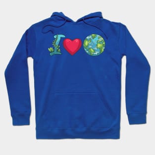 I Love Earth Hoodie